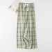 2026 Women's Loose Pants Korean Casual Cropped Pants Wide Leg Trouser Thin Home Classic Sports Lounge Wear Girls Clothes Black_ecoleips.com