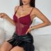 Women's Clothing Summer New Simple Ins Style Sexy Advanced Lace Pleated Wood Ear Edge Buttoned Fish Bone Small Vest_ecoleips.com