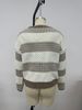 Oversized Color-Block Sweater – Drop Shoulder Long Sleeve Knit Top (S-L,Apricot,Black))_ecoleips.com