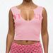 Summer Sexy Fashion Letter Print Sleeveless Y2K Short Vest Women's Clothing Hollow out European American Style Hot Girl Top_ecoleips.com