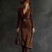 European And American Cross-border Independent Website 2026 Autumn/winter Suede Elegant Waist-cinching Blazer-collar_ecoleips.com