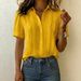 2026 European And American Summer Cross-Border Women's Clothing Independent Station Casual Cotton-Linen Turn-Down_ecoleips.com