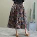Summer Ethnic Style Cotton Linen Floral Print 2026 New Women's Fashion Plus Size Dress For Middle-Aged And Elderly_ecoleips.com