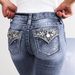Women's Slim Fit Jeans European And American Style Versatile Embroidered Skinny Pants_ecoleips.com
