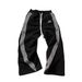 Fashion Brand American Hip Hop Casual Sports Pants Men And Women Personality Street Loose Straight Side Striped Sweatpants Trousers Cross Border_ecoleips.com