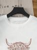 Women's Casual round Neck Short Sleeve T-Shirt Multi-Color Solid Loose Printed Top European American Style Fashion Sports_ecoleips.com