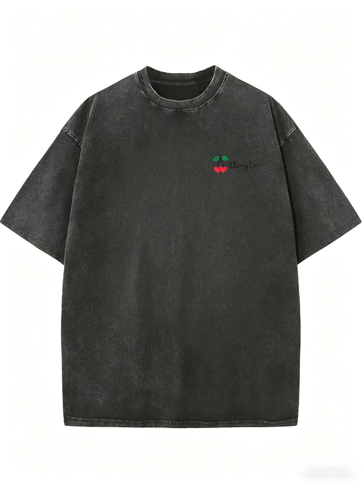 Oversized Retro Washed Tee | Unique Vintage Style Short Sleeve Shirt_ecoleips.com