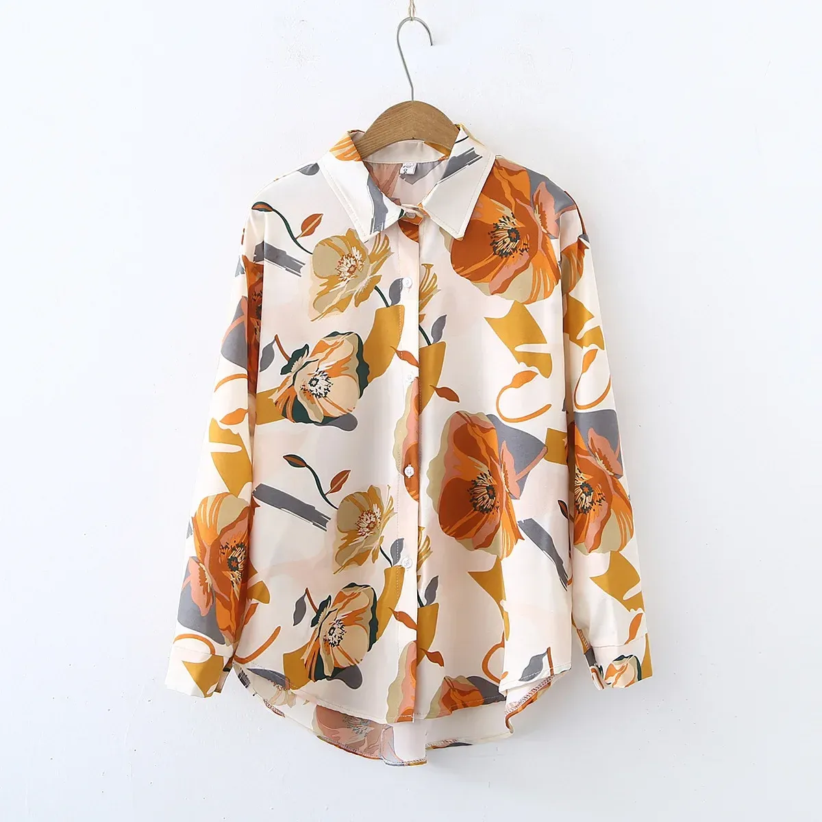 Blouse Fashion T Shirt Woman Casual Summer Tees Streetwear Print Tshirt Autumn Shirts For Women Clothes Vintage T-Shirts Y2k Top_ecoleips.com