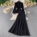 Regal Baroque Blouse & Mermaid Skirt Set – Hand-Embroidered Victorian Elegance | Black | Sizes S-4xl_ecoleips.com