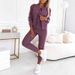 Women's Clothing Slim Fit Three Piece Set Fashion Casual Jacket Vest Outfit_ecoleips.com