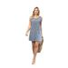 Summer Denim Vest Dress – U-Back Sleeveless A-Line Midi Dress In Classic Blue, Relaxed Fit For Casual Chic_ecoleips.com