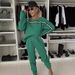 Women's Clothing Autumn New Women's Casual Color Matching Suit Round Neck Long Sleeve Sweater Sports Elastic Pants Two Piece Set_ecoleips.com