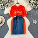 Women's Clothing Letter Print Dark Green Short Sleeved T Shirt For Women In Summer New Loose Casual Versatile Half Sleeved Top Trend_ecoleips.com