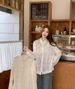 Elegant Inspired Embroidered Blouse - Soft Cotton Long Sleeve V-Neck Top With Lace Detailing, Loose Fit Casual Chic Shirt For Women_ecoleips.com