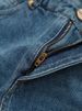 Women's Denim Jacket & Low-Rise Jeans Set - Balloon Sleeve Crop Jacket & Straight Leg Pants - Urban Casual Outfit For Streetwear & Office (XS/S/M/L)_ecoleips.com