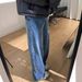 Women's Clothing Retro Curved Blade Jeans Loose Fit Slimming Wide Leg Trousers For Pear Shaped Figures Plus Size Women's Denim Spring_ecoleips.com