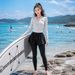 Two Piece Diving Suit Sun Protection Quick Drying Long Sleeved And Long Legged Couple Surfing Suit Men Women Jellyfish Swimsuit Snorkeling Equipment_ecoleips.com