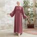 Middle Eastern Arabic Women's Robe, Popular Style, Heavily Embellished With Beads And Rhinestones, Elegant Abaya Long_ecoleips.com