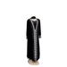 New Muslim Dress Fashion Slim Fit Rhinestone Long Sleeve Robe Two-Piece Set_ecoleips.com