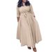 Women’s Clothing Spring And Summer New Fashion Temperament Lace Up African Large Size Long Skirt_ecoleips.com