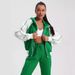 Women's Casual Colour Block Set: Stylish Zippered Contrast Hoodie Sports Lace-up Pants Two-piece Set_ecoleips.com