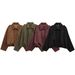 Oversized Bomber Jacket – Batwing Sleeves & Soft Suede-Like Texture (S-L) – Streetwear Zip-Up Coat For Women_ecoleips.com