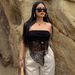 Sexy Strapless Lace Backless Dress New Arrival Spicy Girl Camisole Dress Women Casual Vacation Bodycon Dress_ecoleips.com