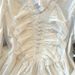 Women's Clothing Women's White Bell Sleeve V Neck Ruffled Blouse Romantic French Style High End Fashion Youthful Top_ecoleips.com