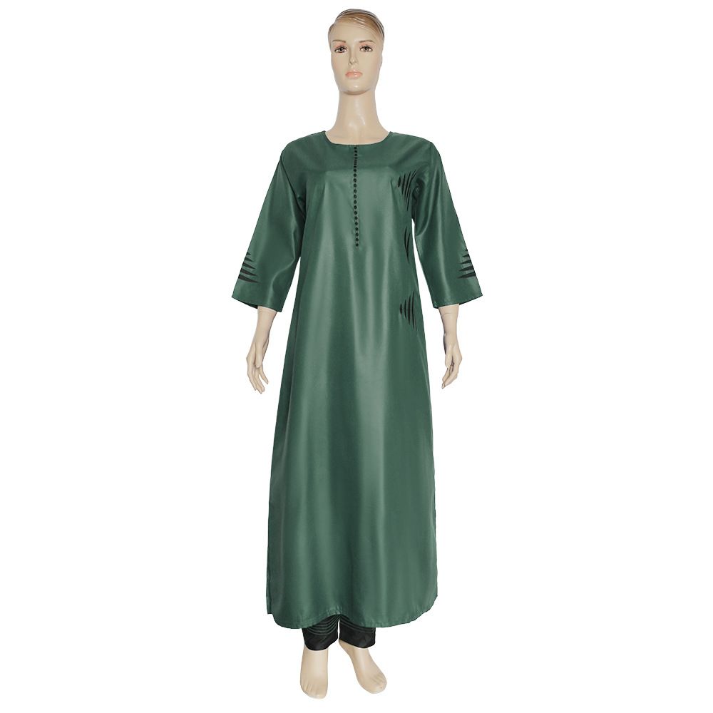 Verve 2025 New Plus Size Women's Embroidered Set Muslim Clothing Robe_ecoleips.com