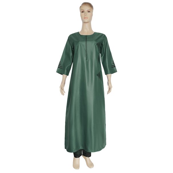 Verve 2025 New Plus Size Women's Embroidered Set Muslim Clothing Robe_ecoleips.com
