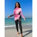 Women's Clothing Muslim Gradient Swimsuit Diving Suit Women's Tight Long-Sleeved Three-Piece Swimsuit For Formal & Casual_ecoleips.com