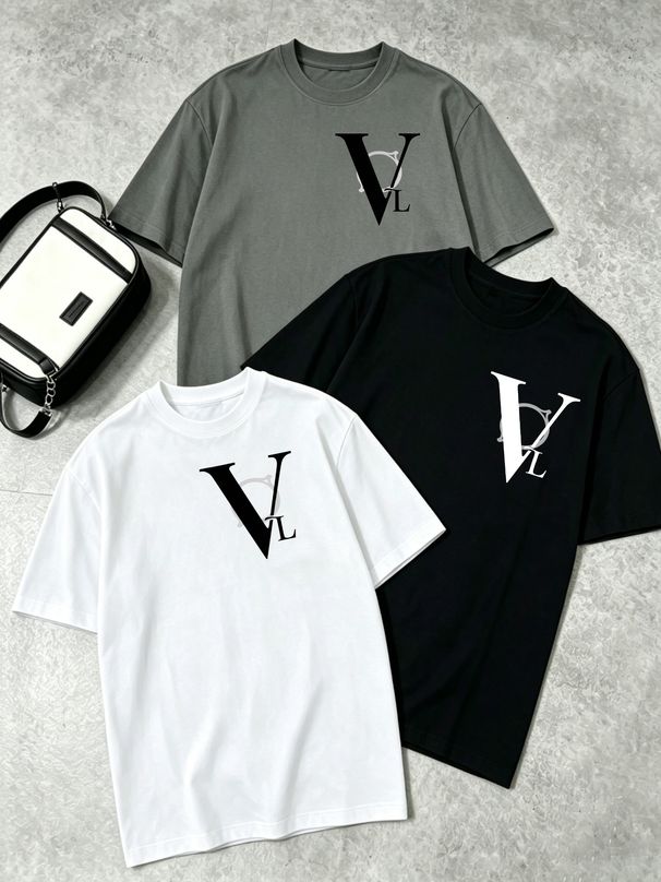 Women’s 3-Pack Trendy Neutral T-Shirt Multipack, Boxy Fit Cotton Short Sleeve Tops, Casual Crew Neck Tees For Gen Z & Street Fashion Looks_ecoleips.com