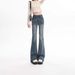 Retro Women's Jeans, 2025 New Model, Slim-fit, High-waisted, Slimming, American-style, Stretchy, Slightly Flared Long_ecoleips.com