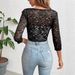 European And American Cross-border 2026 Spring New Cardigan With Spliced Front Panel, Fashionable Trim, Short Lace_ecoleips.com