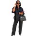 Women's Clothing Fashion spring and summer new suits casual shirt wide leg trousers two piece suits temperament women's clothing_ecoleips.com