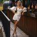 French-style Light Wedding 2026 New Model, Simple Retro Elegant Strapless Short Dress For Petite Women, Available On_ecoleips.com