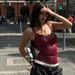 Women's Solid Color Square Neck Sleeveless Vest T-Shirt Sexy Top European American Style Summer Fashion 2025_ecoleips.com