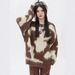 girl 2025 Autumn Winter New Loose Slimming Mink Velvet Elegant Pullover Knitted Sweater For Women_ecoleips.com