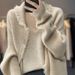 Women's Clothing Korean-Style Fringe Cardigan – Oversized Open-Front Knit Sweater For Women, Fall & Winter Fashion_ecoleips.com