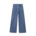 Women's Clothing Stylish Denim Shirt & High-Waist Pants Set – Women’s Casual Office & Streetwear Outfit_ecoleips.com