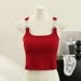 European American Style Camisole With Built-in Chest Pads, Wrap-around Design, Dopamine-inducing, Sexy And Beautiful_ecoleips.com