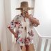 Women's Clothing Casual Fashion Linen Shirt Suit_ecoleips.com