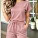 Goods Spring/summer New Short Sleeved Two Piece Set For Women, Fashion Trendy Casual Two Piece Set_ecoleips.com