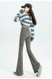 K Micro Flared Pants, Women's High Waisted Pants, Slimming And Floor Hugging Pants, Hanging Pants, Fashionable Flared Pants_ecoleips.com