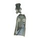 Women's Clothing Retro Washed Distressed Halter Neck Sleeveless Lapel Raw Edge Denim Top Slit Slim Skirt Two Piece Set_ecoleips.com