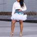 Women's Clothing Plus-Size Denim Mini Skirt With Sheer Mesh Panels – Sexy & Edgy Summer Skirt For Women (Perfect For Clubbing & Streetwear)_ecoleips.com