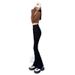 High-waisted Micro-flare Women, 2022 Autumn And Winter New Style, Peach Butt Slimming Skinny Jeans For Petite Figures,_ecoleips.com