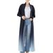 Muslim Long Dress In Gradient Colors, Dubai Arab Women's Dress, Robe, Cross-border Middle Eastern Robe Clothing Factory_ecoleips.com