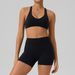 Hearuisavy Fitness Set 2Pcs Women Gym Sports Bra Running Sports Shorts With Pockets High Impact Breathable Racerback Yoga Tops_ecoleips.com