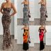 Women's Clothing Spring Fashion Slim Fit Sleeveless Dress For Women Leopard Print Elegant For Formal & Casual_ecoleips.com